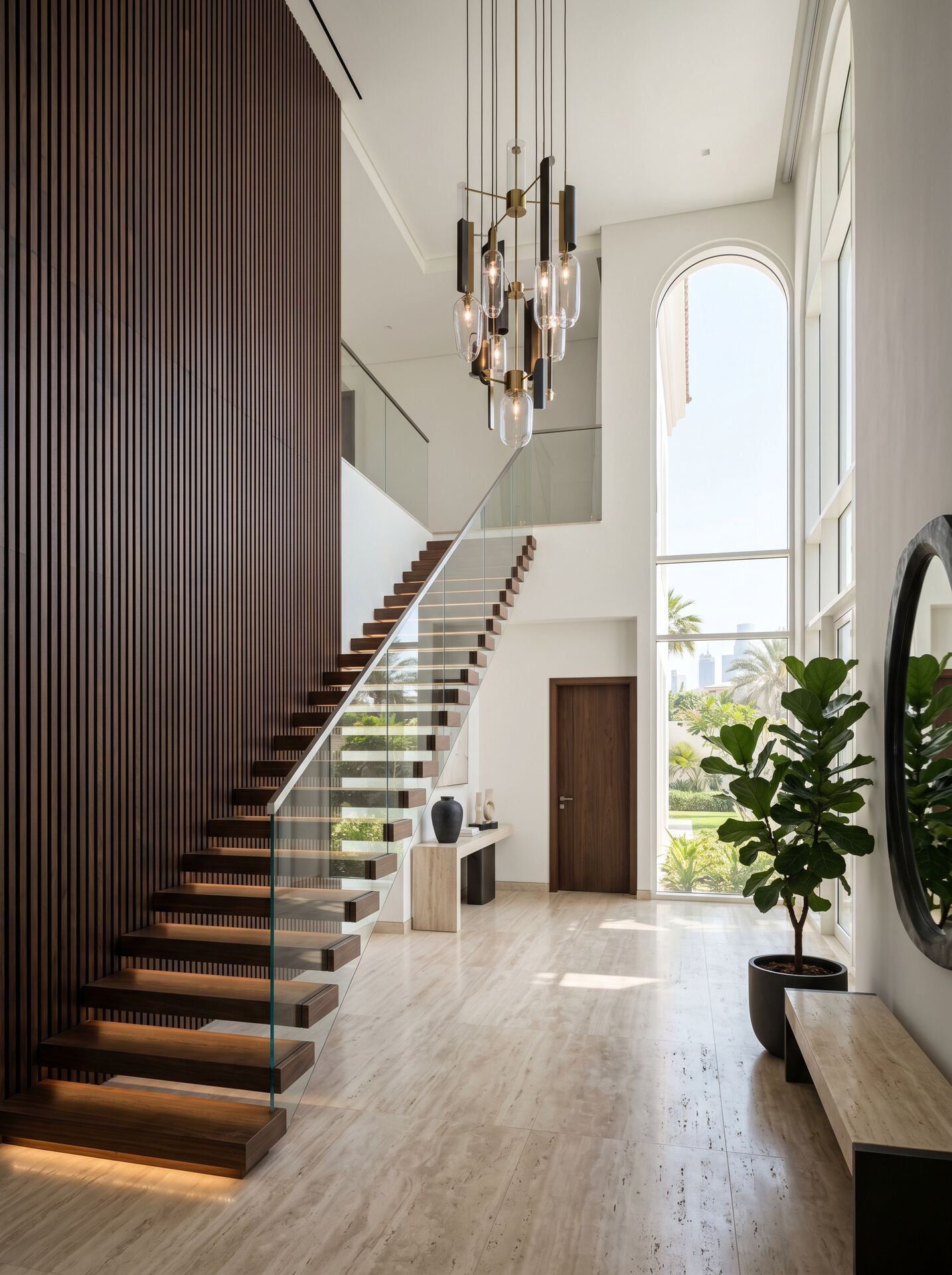 Atrium Stair — Hallway