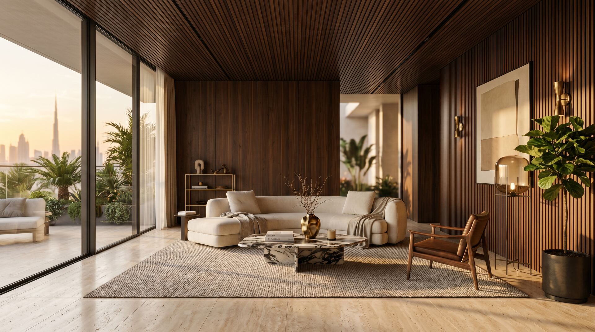 Villa Nakheel — Living